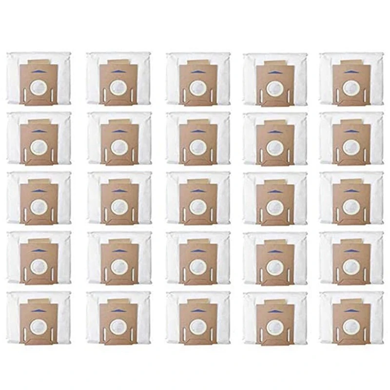 

25 Pack Vacuum Dust Bags For Ecovacs DEEBOT OZMO T8 AIVI T8 Max T8 Series T9 Series N8 Pro Plus N8 Pro Robot Vacuum Part