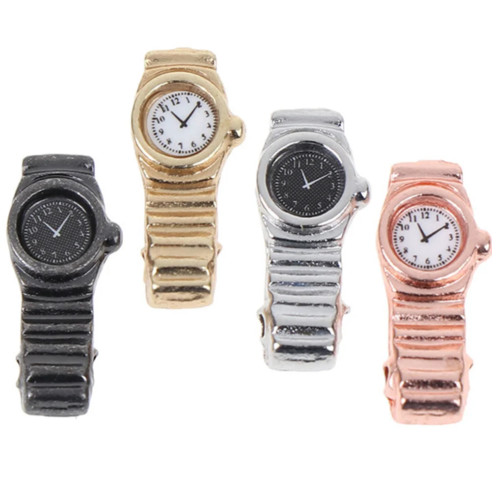 

Toy House Decors Dolly Watch Props Watches Miniature Models Decorative Dollhouse Toy Toys