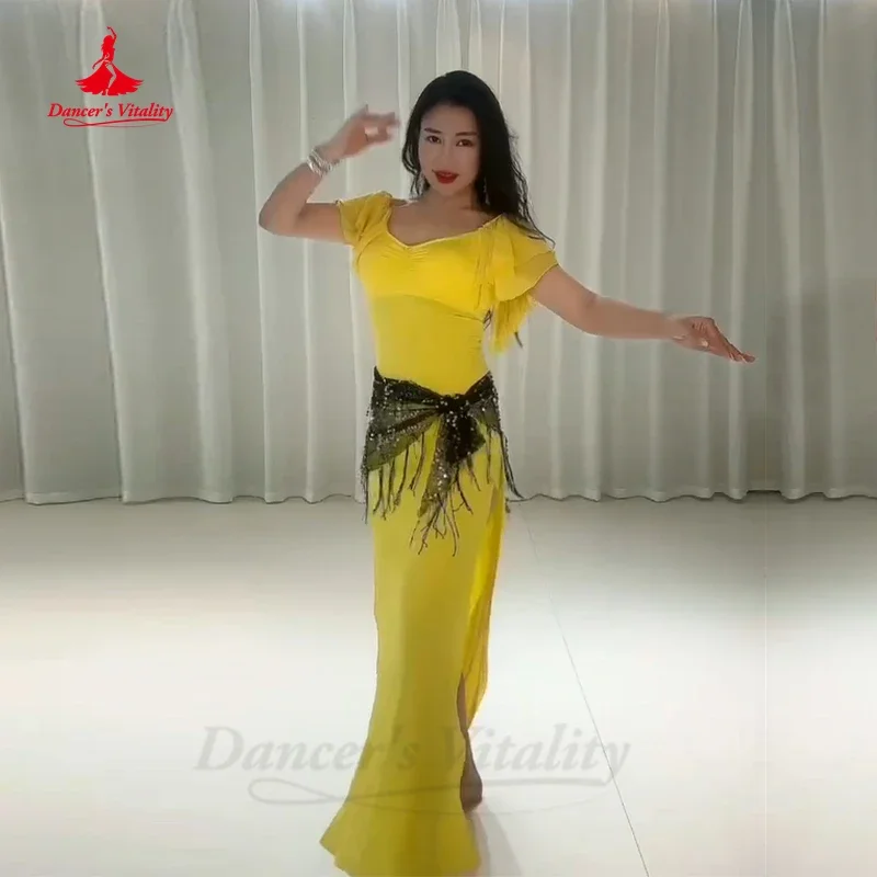 Одежда для практики танца живота платье на заказ взрослых и детей тренировочный