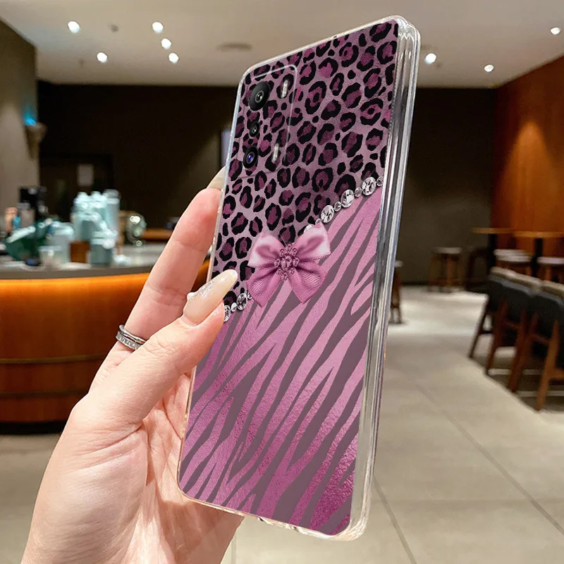 Фото Чехол для телефона Infinix Zero 5G X6815 X6815B Funda Coque, защитный чехол с бантом в виде бабочки, прозрачный мягкий силиконовый чехол из ТПУ, чехол Capa №4