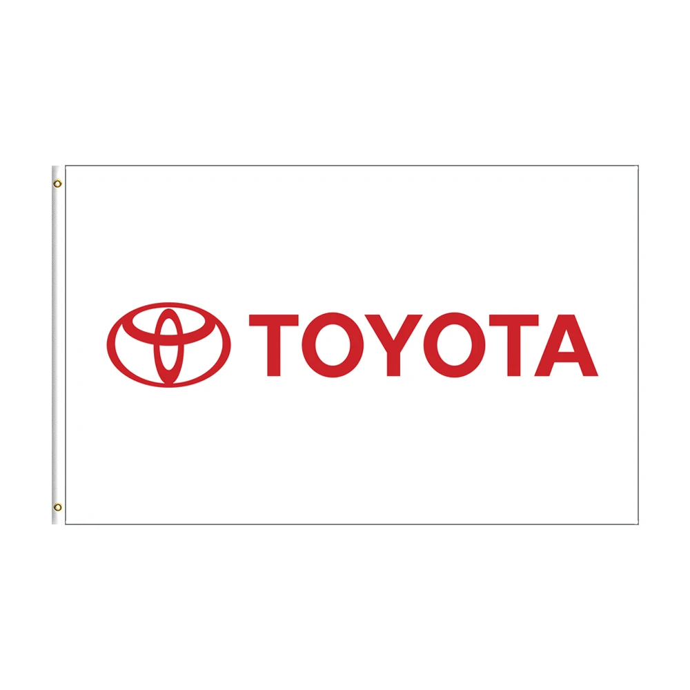 

3x5 Ft Toyota Car Flag Polyester Printed Racing Car Banner For Decor