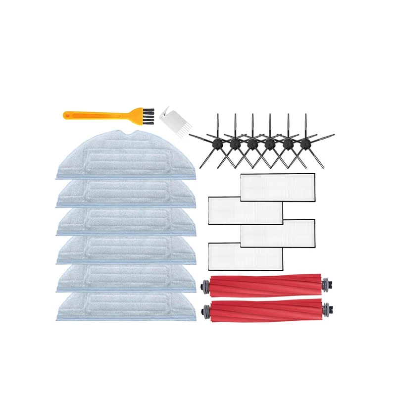 

Main Brush for Xiaomi Roborock S7 T7S T7PLUS Hepa Filter Mop Rag Side Brush Vacuum Cleaner Spare Parts Accessories