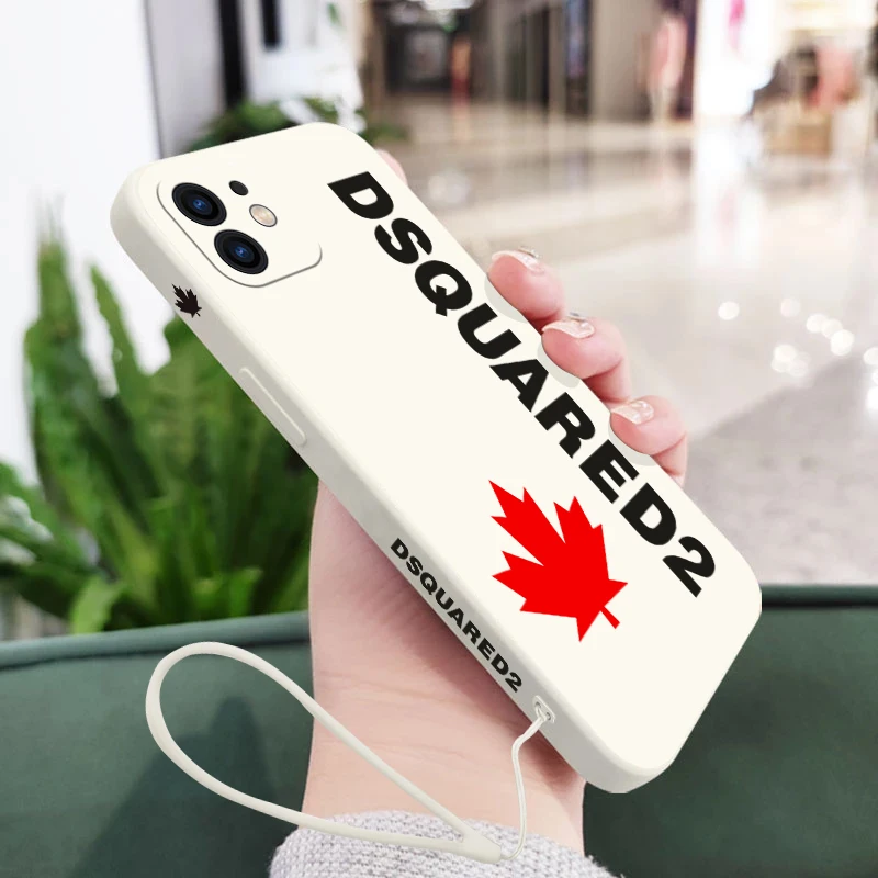 

Luxury design D-Dsquared2s Phone Case For iPhone 14 13 12 11 Pro Max XR XS 8 SE 2020 Plus Soft Silicone Transparent Cover
