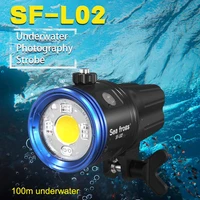seafrogs 5000lm rgb video diving torch underwater waterproof flashlight strobe led professional photography diving camera light