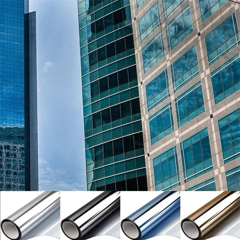

Sun Protection Window Film Self-adhesive Solar Window Stickers for Glass Tint Insulation Blackout Window Privacy Film Windows