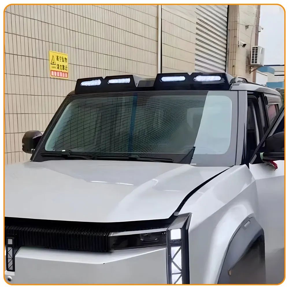 Детали кузова автомобиля для Chery ICAR 03 2023 2024 передний спойлер на крышу с верхней