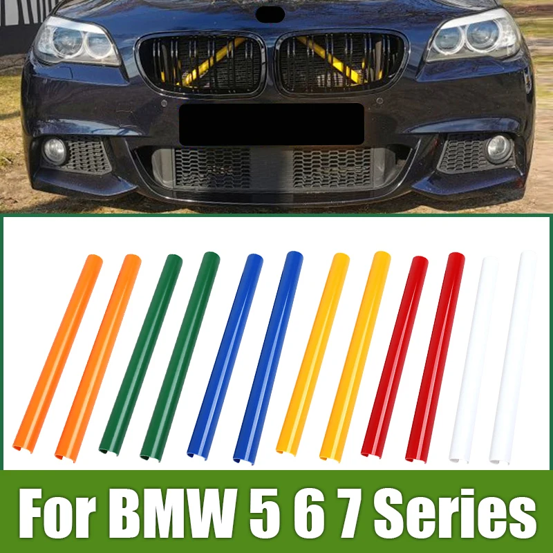 

For BMW 5 6 7 Series F01 F02 F03 F04 F06 F07 F10 F11 F12 F13 F18 X1 F48 X2 F39 Car Front Grille Strips Trim Decoration Sticker