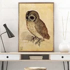 Картина на холсте маленькая Сова, с животными