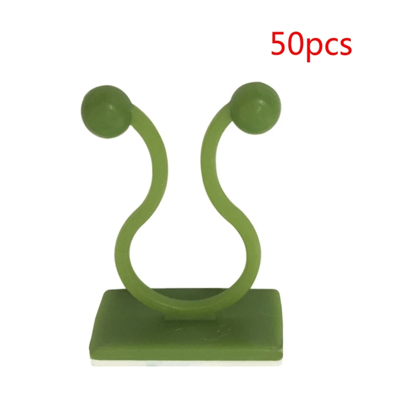 

Household Plants Support Multifunctional Adhesive Plants Clip for Wall/Tabletop Heavy Duty Plants Plastic Clamp Durable P15F