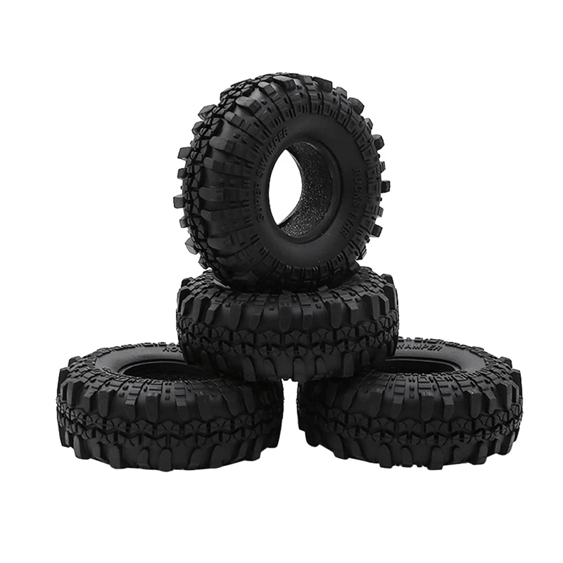 

4PCS 1.9 Inch Rubber Tyre / Wheel Tires for 1:10 RC Rock Crawler Axial SCX10 90046 AXI03007 Tamiya CC01 D90 D110