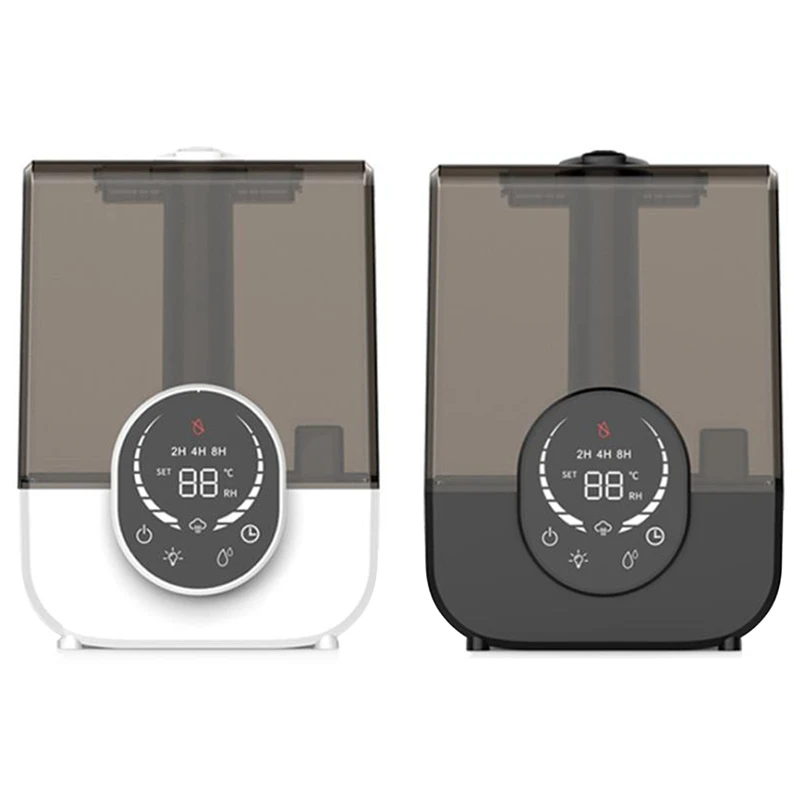 

Cool Mist Humidifier, Ultrasonic Air Humidifiers For Bedroom Baby Home,4.5L Large With LED Contact Display EU Plug