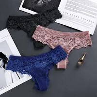 sexy lace womens panties close to the skin breathable and comfortable traceless low waist briefs