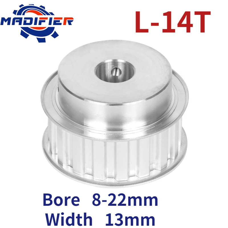 

BF Type 14 Teeth L Timing Pulley Hole 8/10/12/12.7/14/15/16/17/18/19/20/22mm For Width 13mm