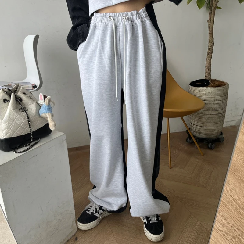 SuperAen корейские шикарные осенние и зимние нишевые прямые повседневные брюки с