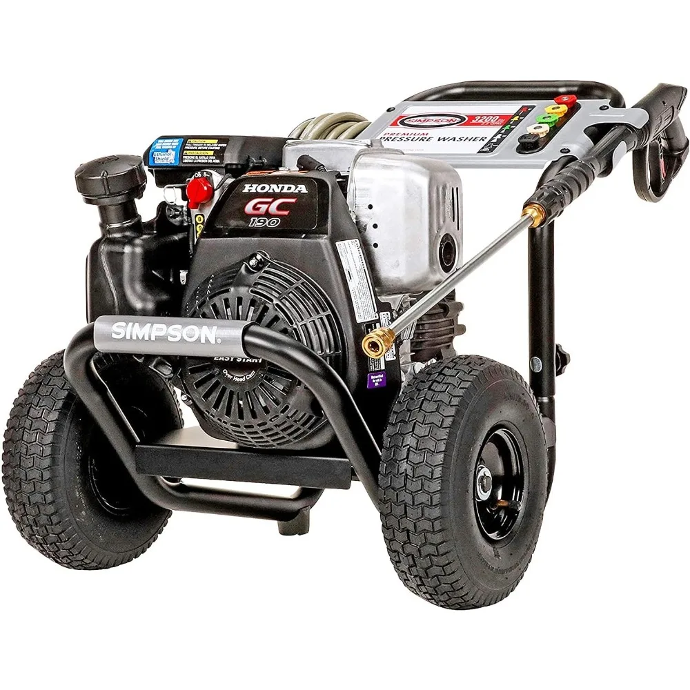 3200 PSI Gas Pressure Washer, 2.5 GPM, Honda GC190 Engine,5 