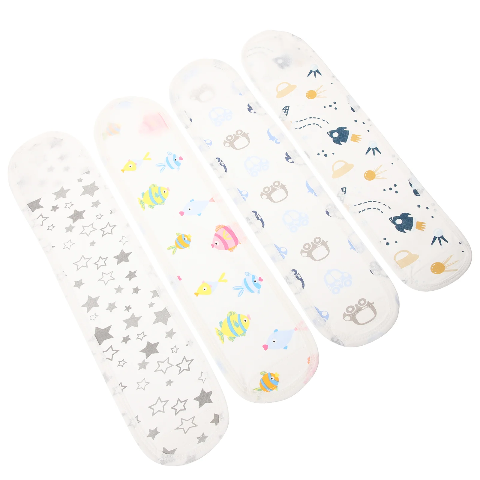 

4 Pcs Belly Band Gas Colic Protectors Infant Navel Cords Web Belt Cotton Baby Straps Belts Pentagram