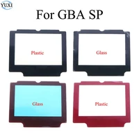 yuxi plastic glass lens for gameboy advance gba sp console screen lens protector cover w adhensive