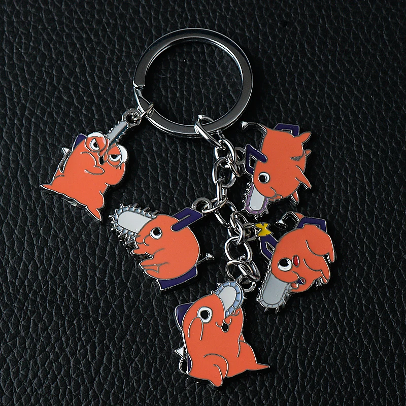 Брелок для ключей унисекс аниме брелок с цепной пилой эмалевый косплея - купить