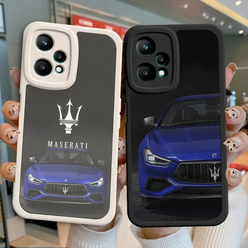 

Чехол для телефона Maserati с изображением спортивного автомобиля для XIAOMI Redmi 12 Note 9 10 Lite 11 Ultra Pro S X 9T Poco M3 SE Plus X4 GT M4, из шкуры ягненка, силикон