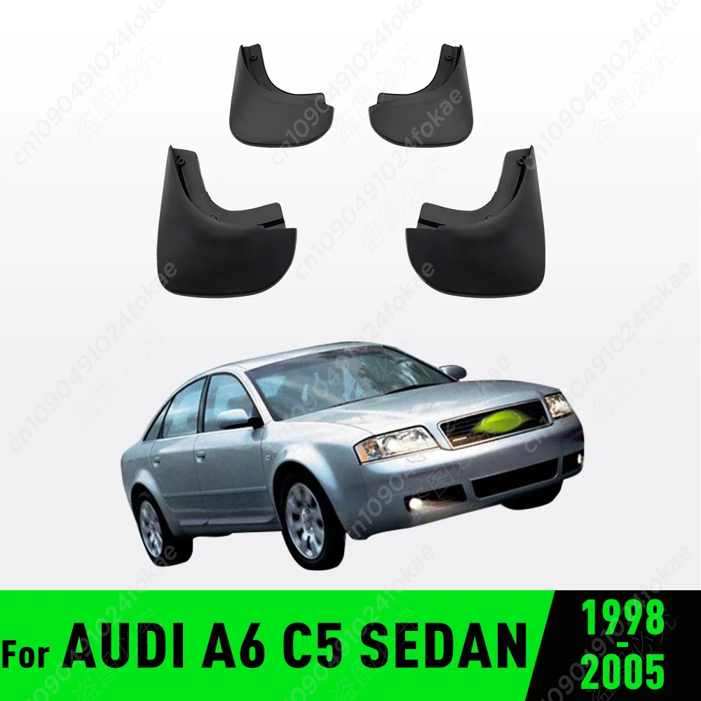 

ДЛЯ AUDI A6 C5 SEDAN 1998 1999 2000 2001 2002 2003 2004 2005 брызговики на крыло брызговики брызговики автомобильные аксессуары