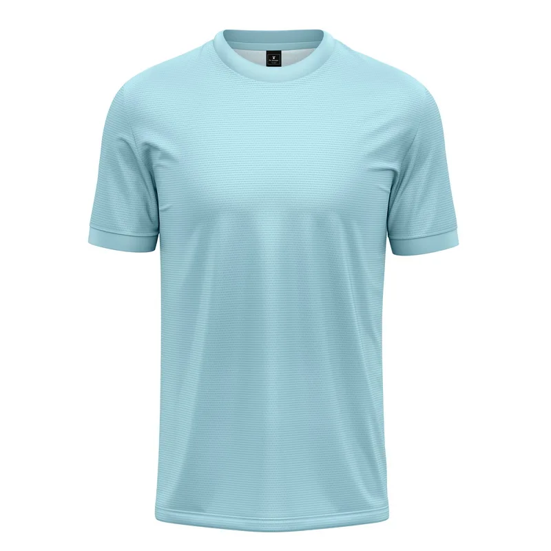 

Высококачественная Мужская футболка из полиэстера для бега, быстросохнущая футболка для фитнеса, тренировочная одежда для упражнений, Спо...