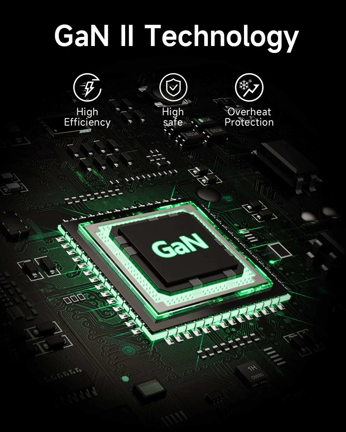 Устройство зарядное сетевое с USB-портом и поддержкой быстрой зарядки 140 Вт