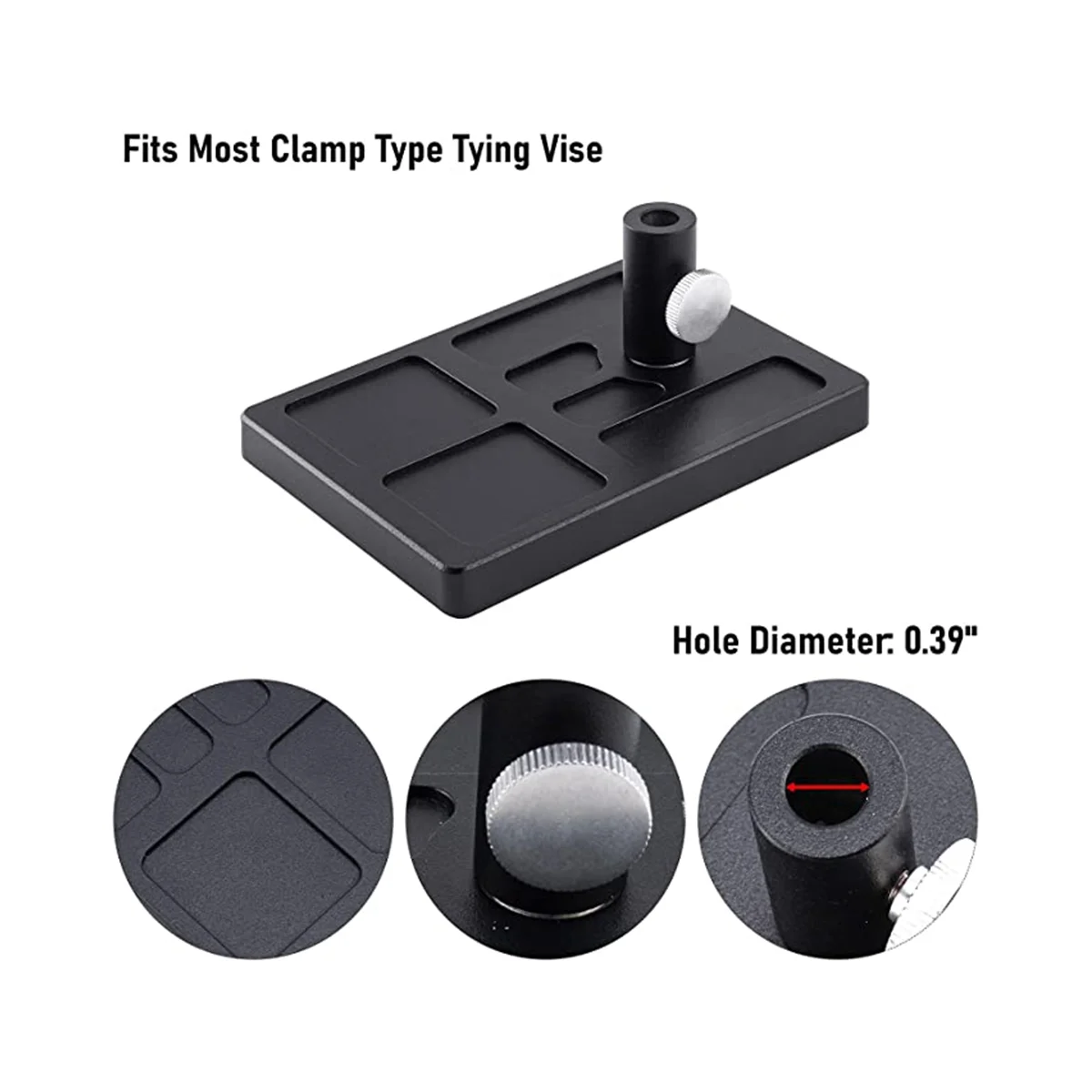 Основание пьедесталя для зажима тиски завязывания мушек инструменты