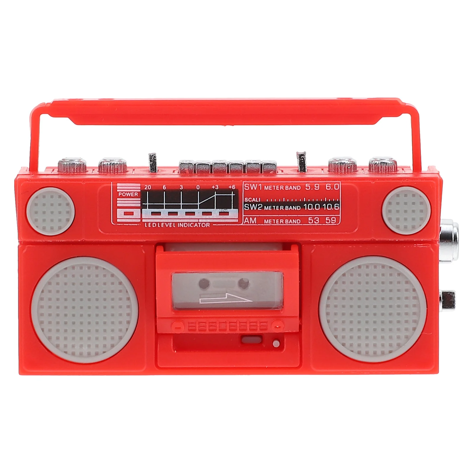 

Model Radio Vintage Home Decor House Mini Radio Old Fashioned Radio Decorations Plastic Landscape Layout Prop