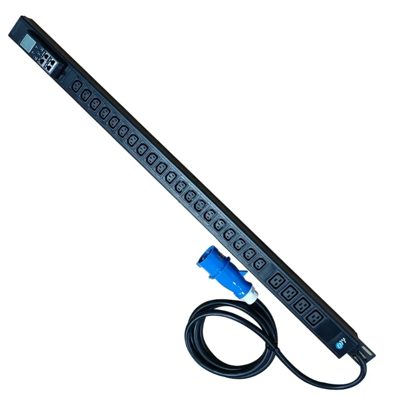 Однофазный трехфазный вертикальный PDU 32A длина по индивидуальному заказу