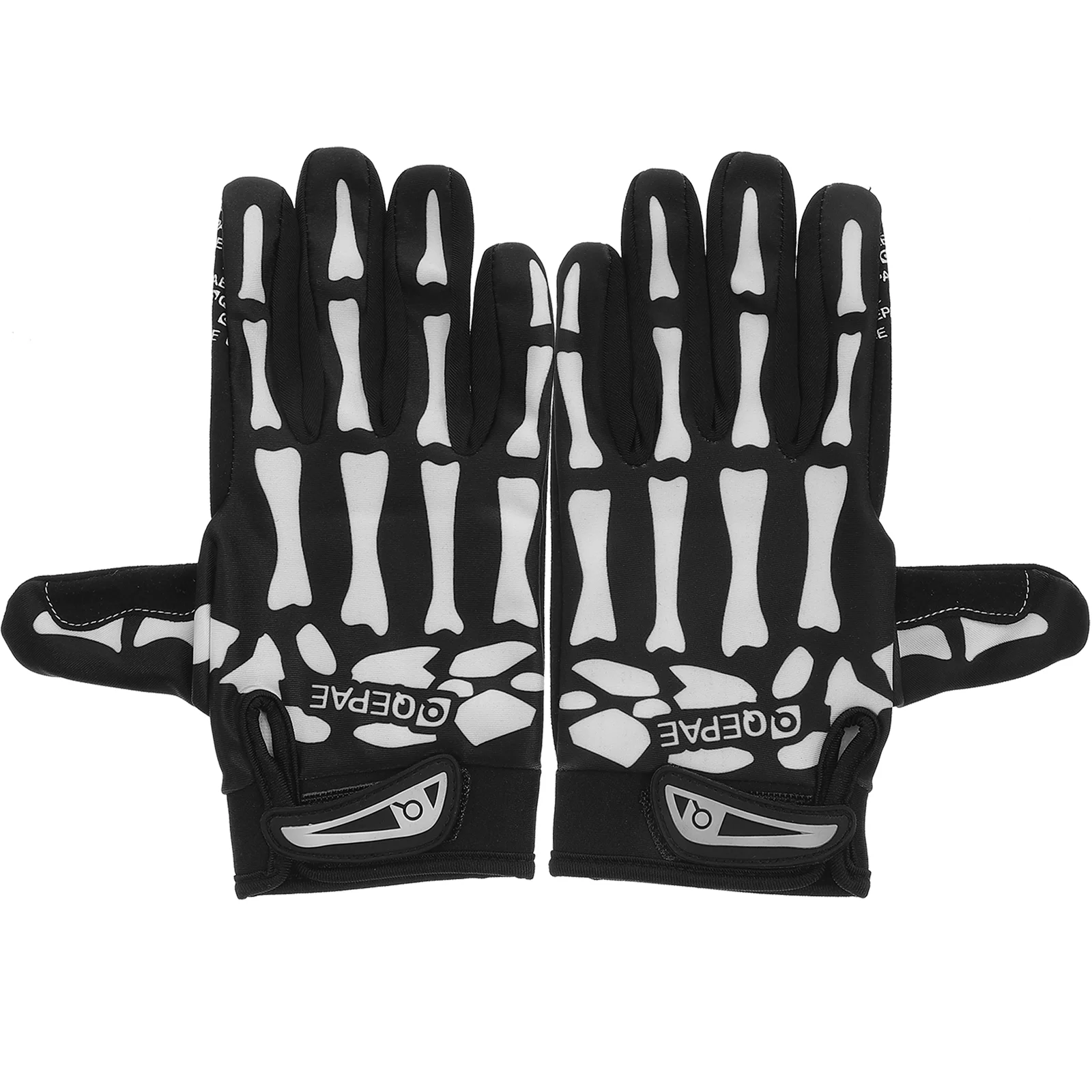 

1 Pair of Ridding Gloves Scary Finger Gloves Ghost Paw Gloves Portable Gloves for Men and Women White M