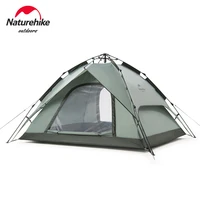 naturehike 3 4 person tent ultralight waterproof automatic tent portable 3 season backpacking tent outdoor hiking camping tent