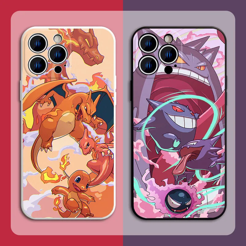 Мультяшный чехол с покемоном для Xiaomi Redmi Note 12, 4G, 5G Turbo 11 Pro Plus, 12S, 11S, 10S, 9S, 10, 8, 7, 6, 9, 10C, K60, K60E, силиконовая задняя крышка