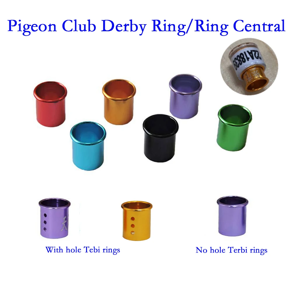 

7mm Bird Foot Ring Pigeon Ring Aluminium Pigeons Parrot Bird Outdoor Flying Training Identification Race Supplies 100Pcs
