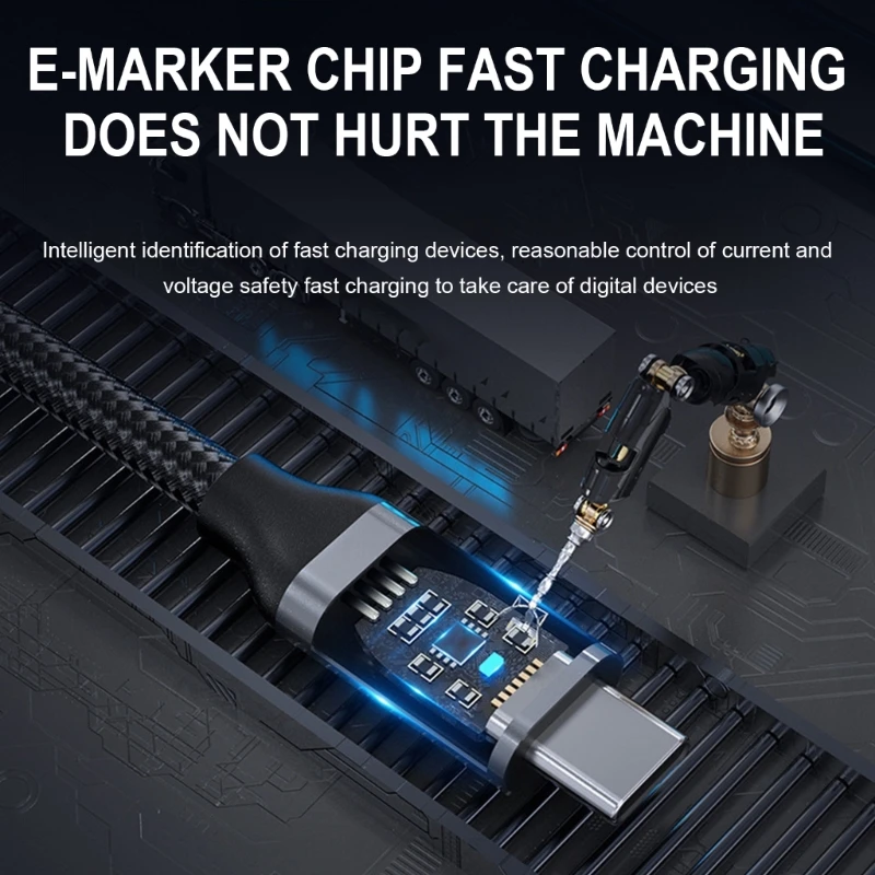 Зарядный кабель USB - 100 Вт/5 А