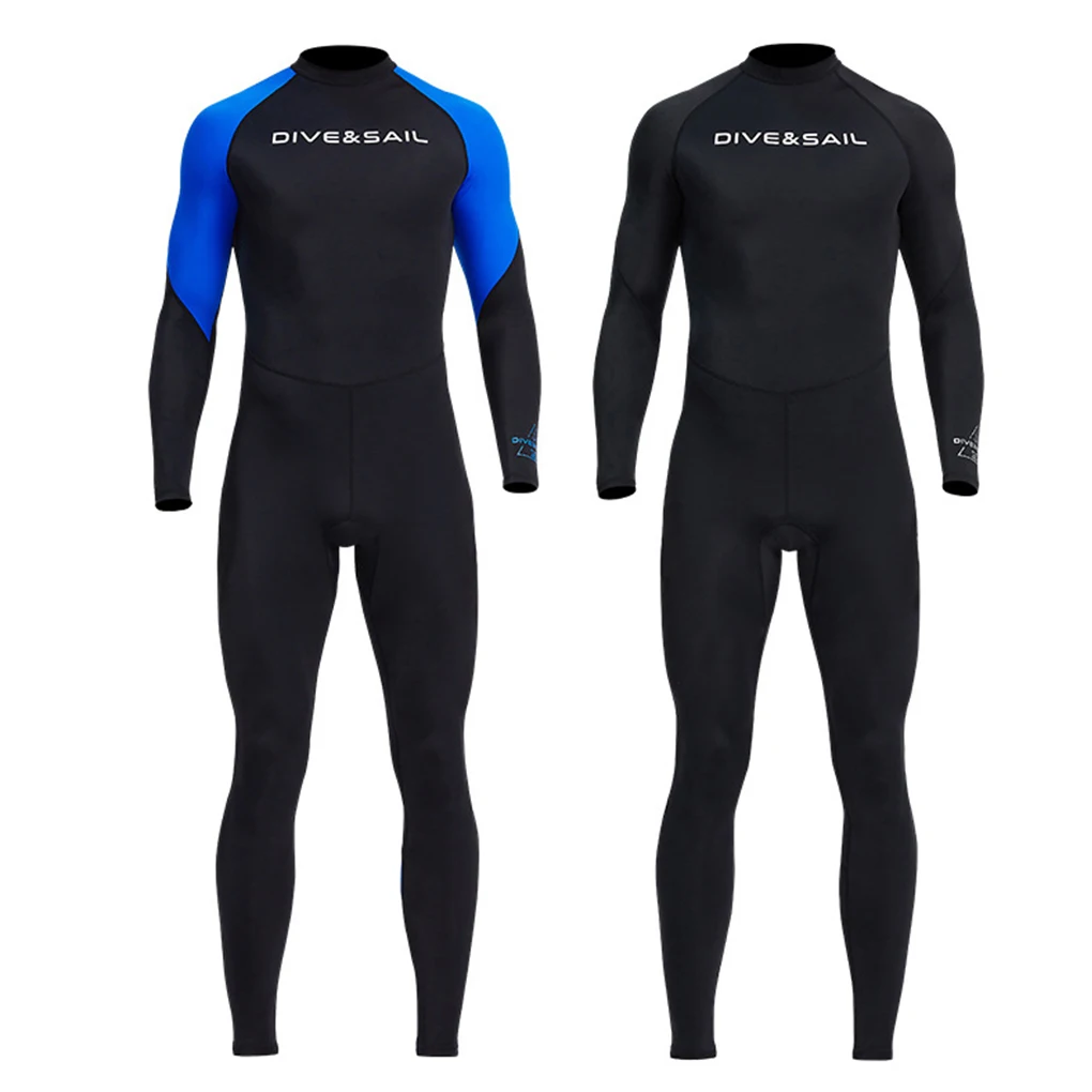 

Wetsuits Diving Suit Long Sleeved Long Pants UPF 50 Sunprotection for Diving Snorkeling Surfing Swimming Black M