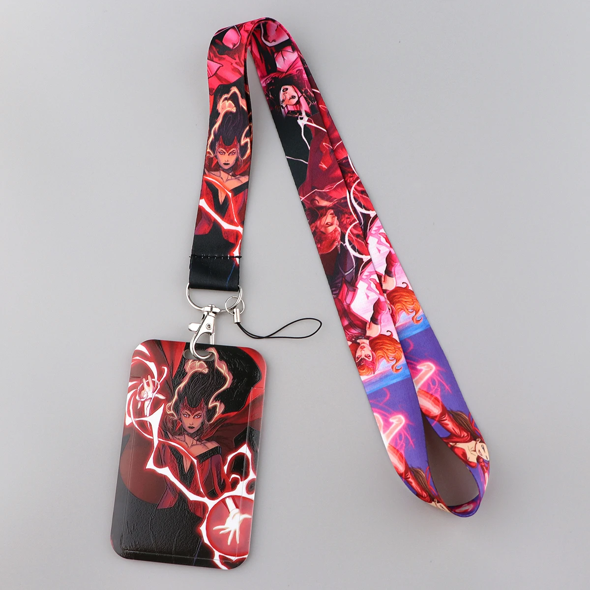 Scarlet Witch Cool Neck Strap Lanyards for Keys Keychain Badge Holder ID Credit Card Pass Hang Rope Lariat Accessories