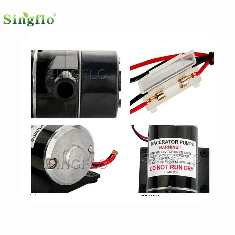 Погружной насос-макатор Singflo 12 В 49 2 л FL-65A/насос для сточных вод унитаза