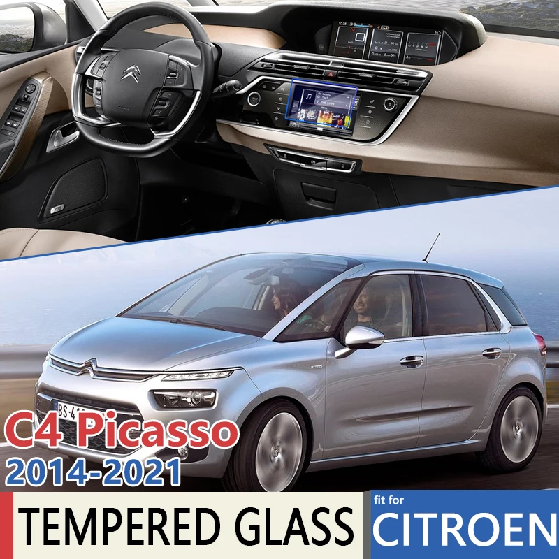 

Для 7-дюймового Citroen Grand C4 Picasso MK2 2014 ~ 2021 Автомобильная навигация GPS-пленка Сенсорная полноэкранная защита из закаленного стекла Аксессуары