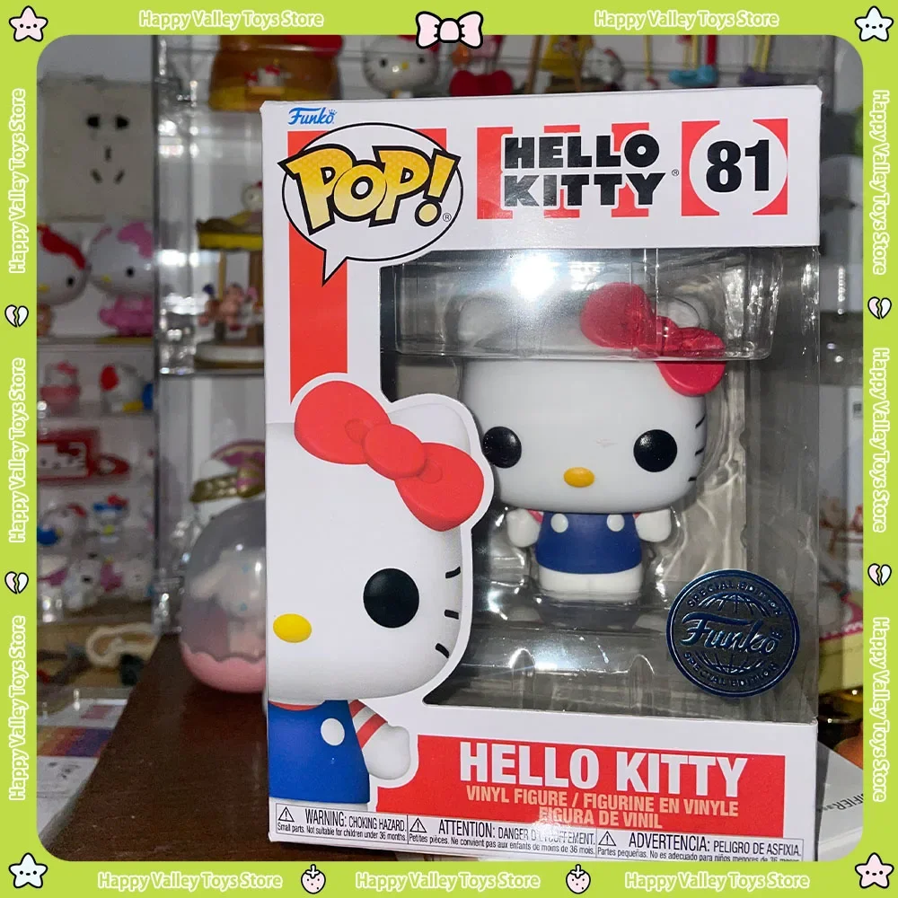 Новая оригинальная фигурка Funko Pop Sanrio модель Hello Kitty Kuromi Melody Gk милые украшения