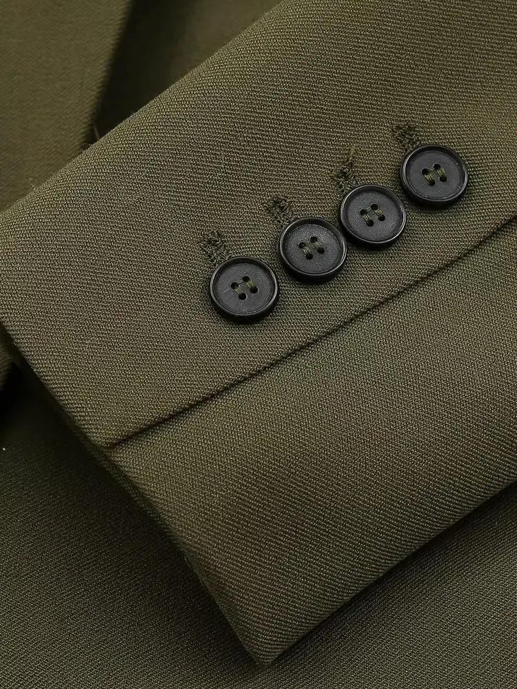 Jenny&Dave 2023 New Retro Split Belt Design Blazers Fashion Women's Suit Women Tops