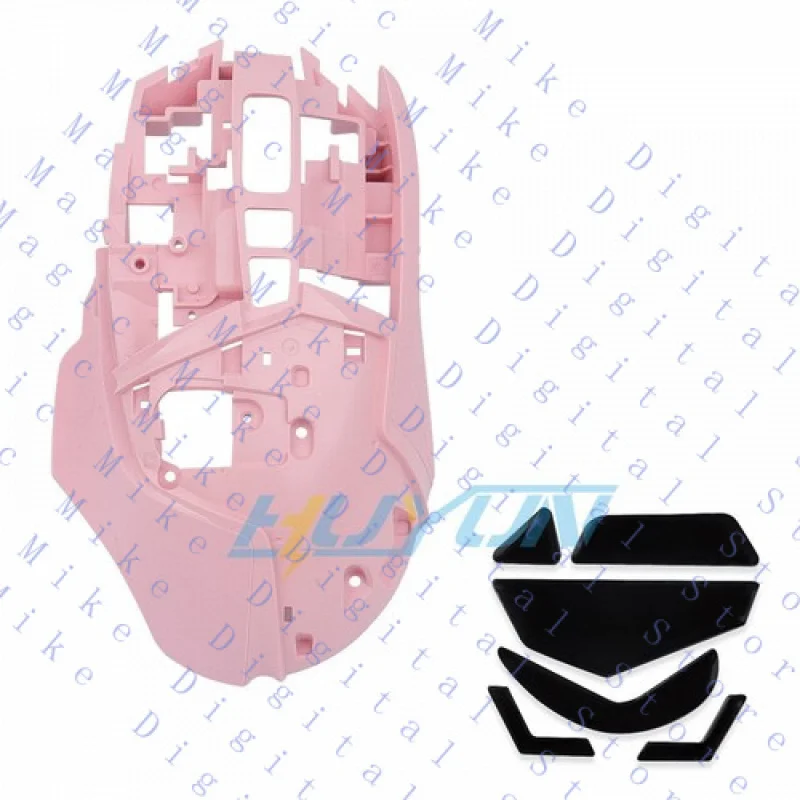 Фото Сменный чехол/корпус/внешний корпус для проводной игровой мыши Logitech G502, розовый №2