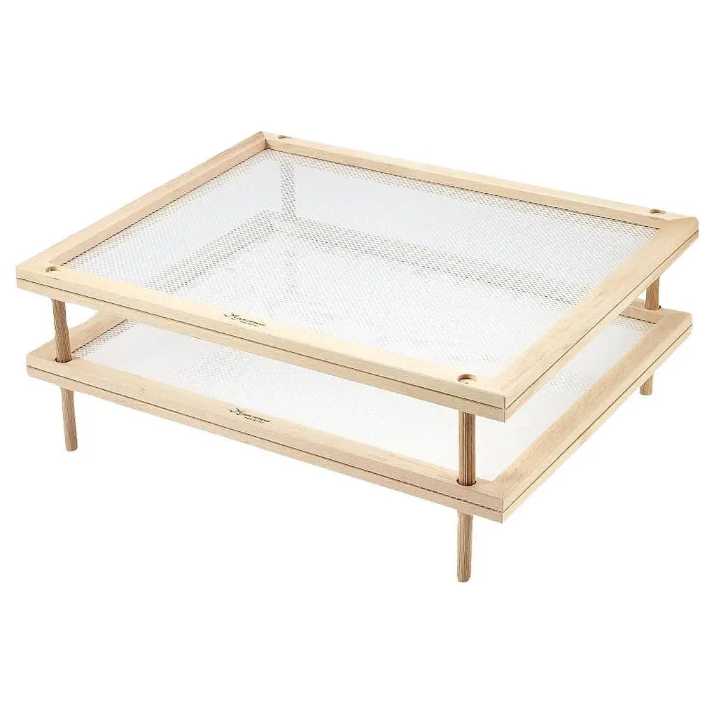 

Kitchen Double Layer Pasta Drying Rack Fresh Herb Fruit Dryer Countertop Vegetable Shelf Noodle Storage Tray