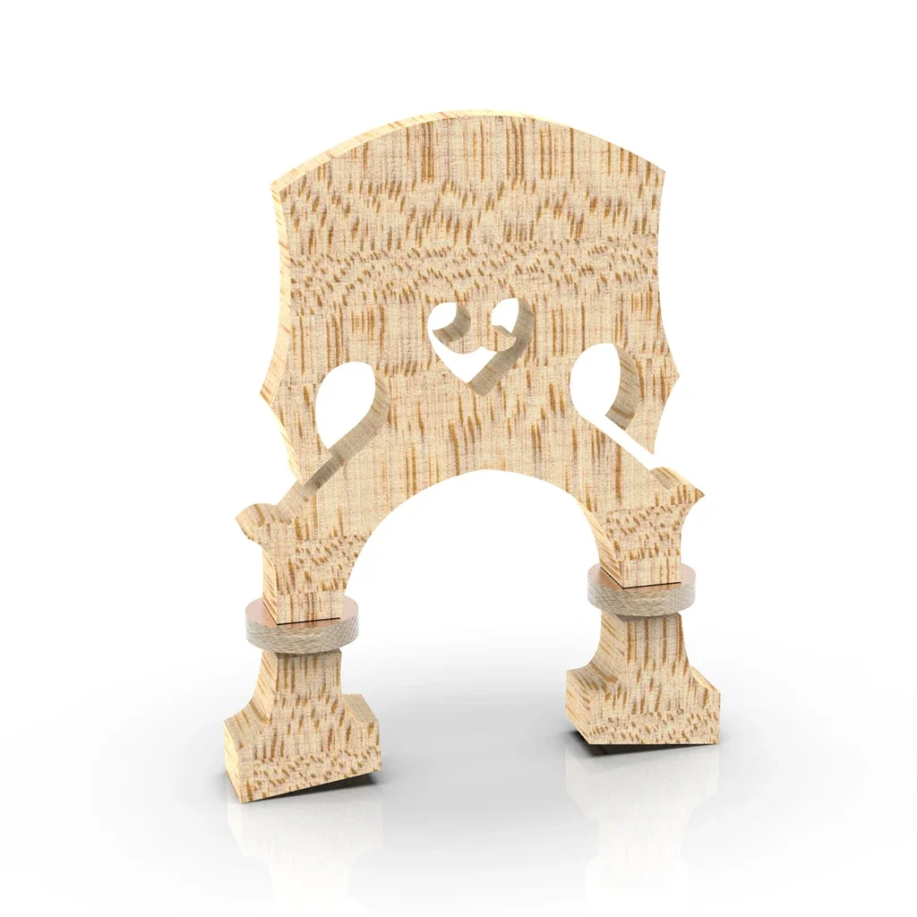 Регулируемый 4/4 3/4 и 1/2 двойной басовый мост из натурального сушеного клена с