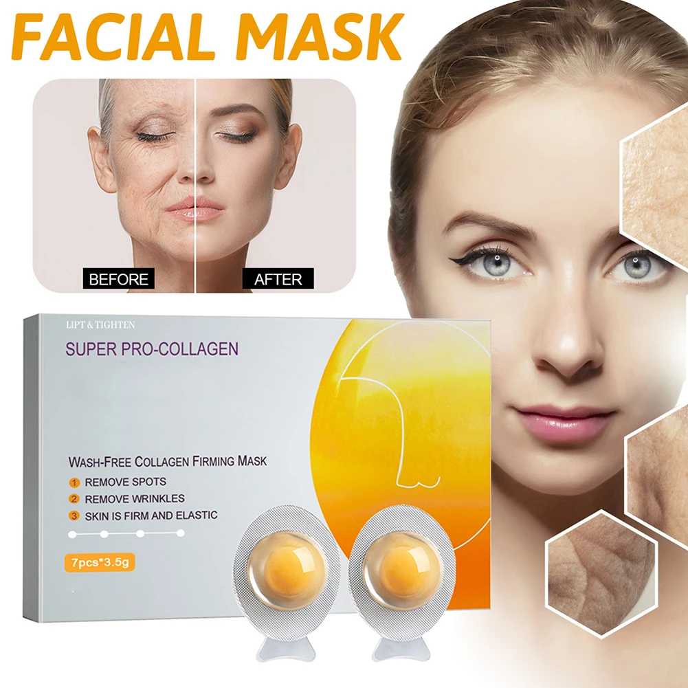 

Sleeping Mask Soothes Sensitive Skin For Skin Care Collagen Firming Mask Leave-in Moisturizing Mask Face Skin Care Products