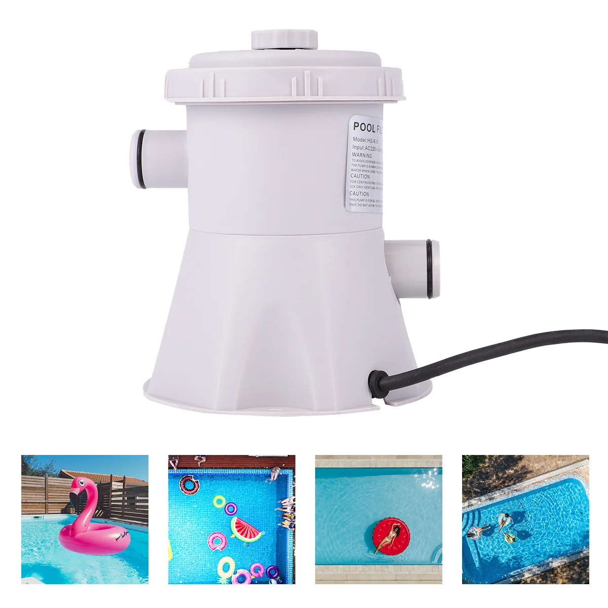 

Swimming Pool Filter Electric Pump Clean Circulation Home Cleaner Equipment Inflatable Pools