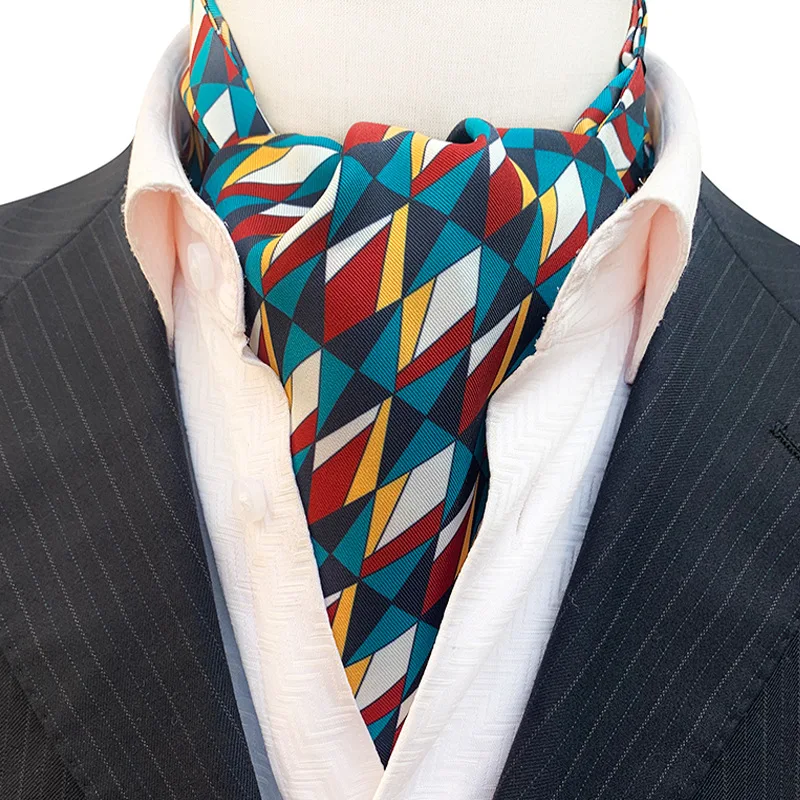 Мужской жаккардовый галстук-Башка винтажный платок с галстуком для деловых