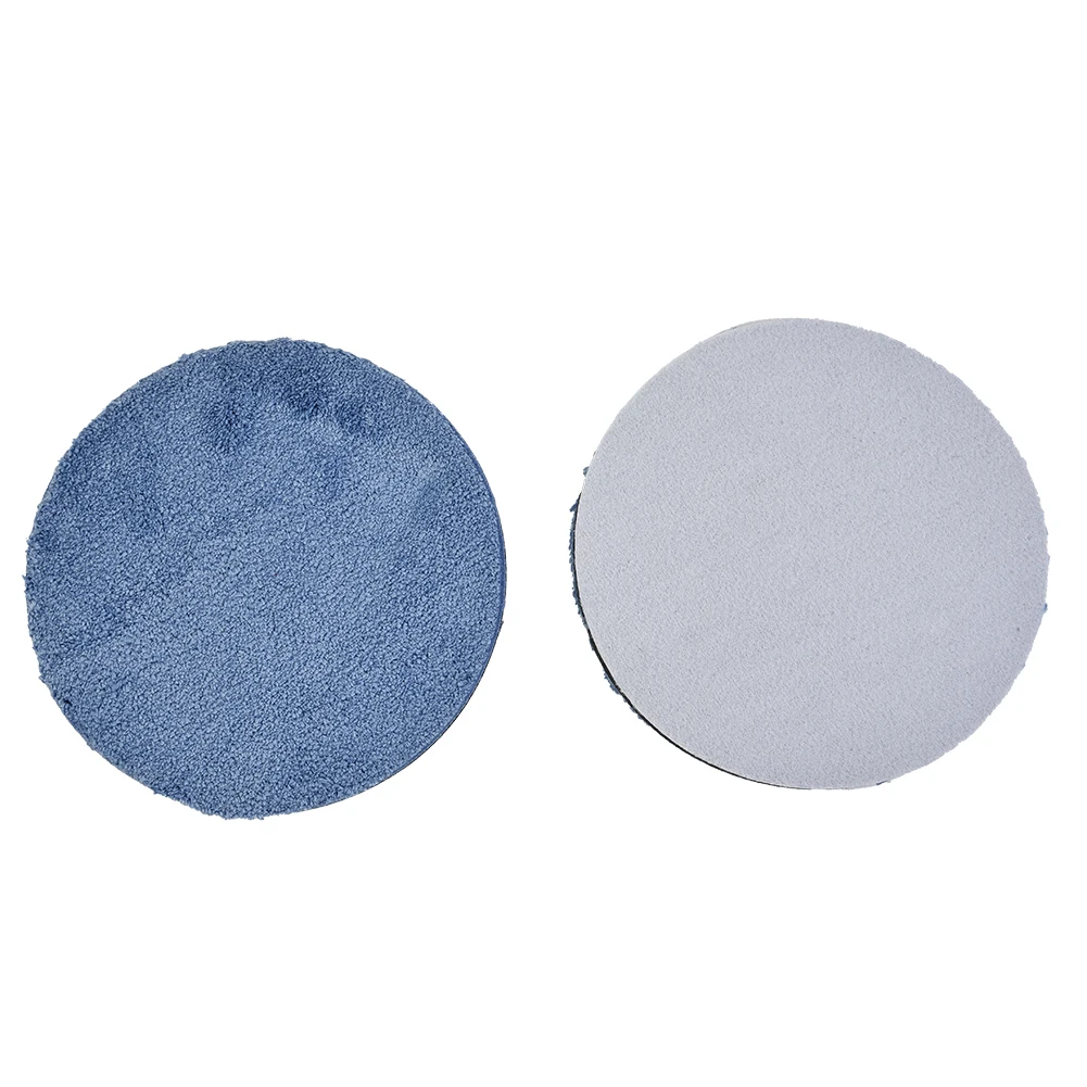 

2pcs Car Polishing Pads 3/4/5/6/7inch Remove Wax From Paint Blue Sponge Foam Microfiber Car Decoration Accessories