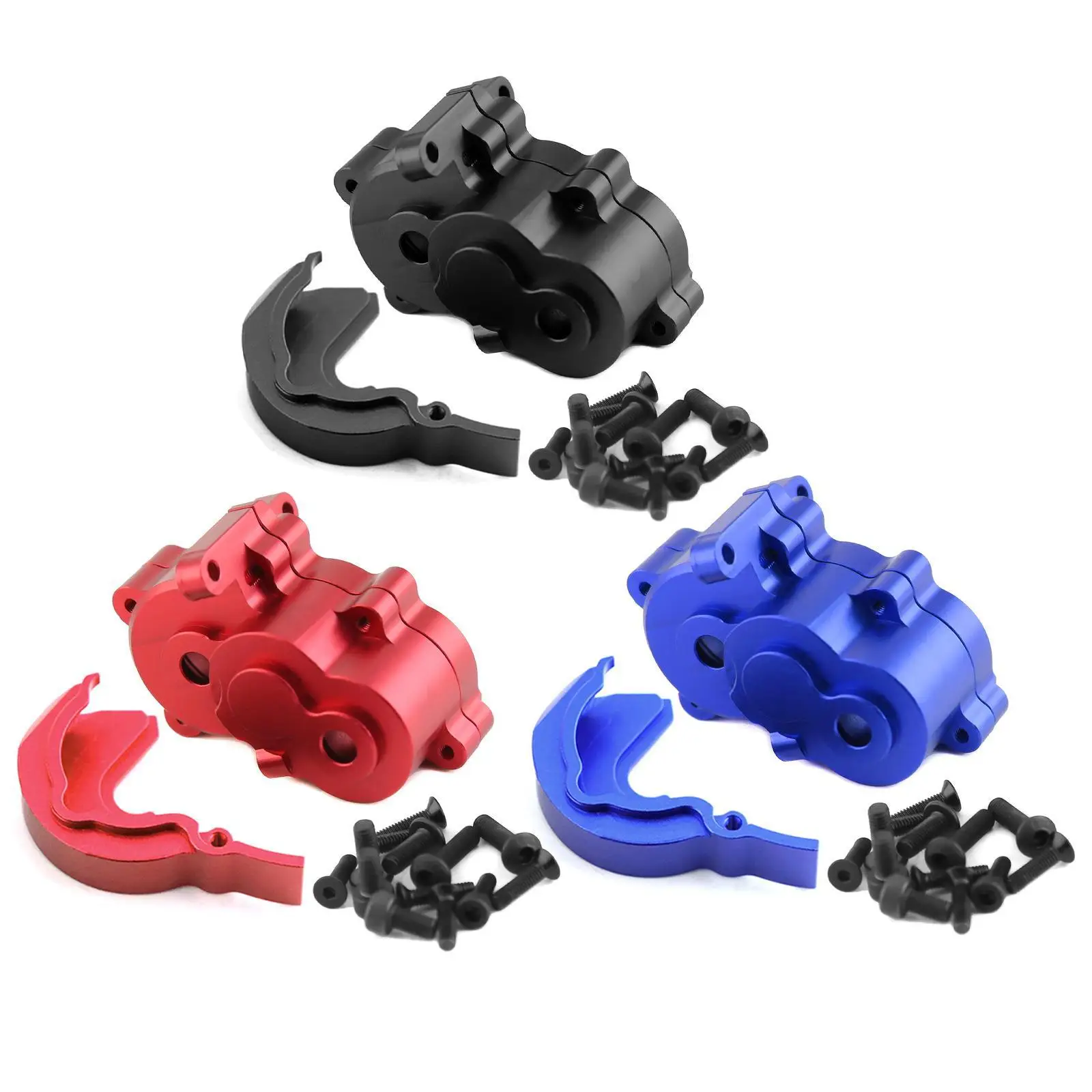 Металлический корпус коробки передач зеркальная крышка 7091 7379R для 1/16 Traxxas Slash