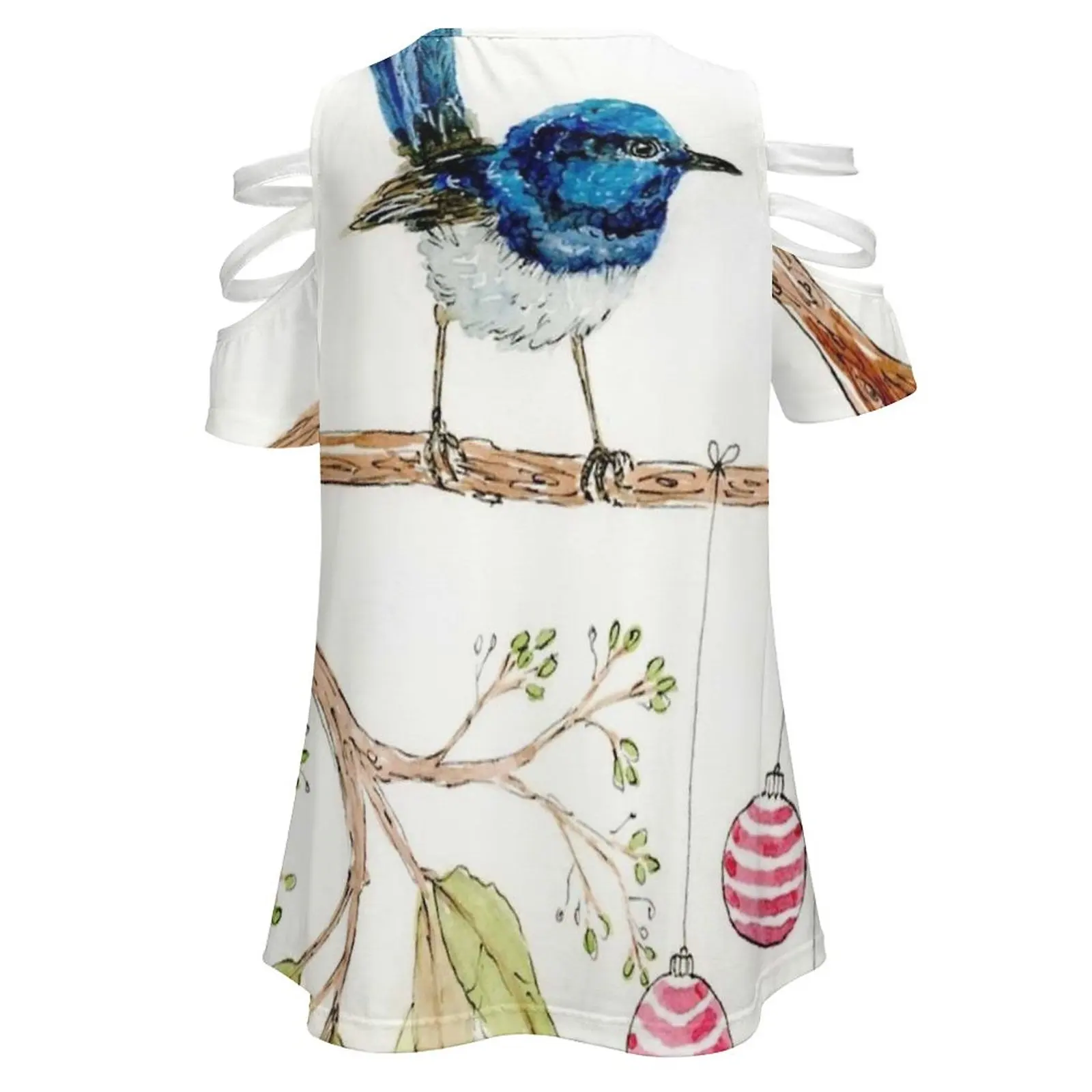 Рождественская женская футболка с круглым вырезом повседневные топы короткими