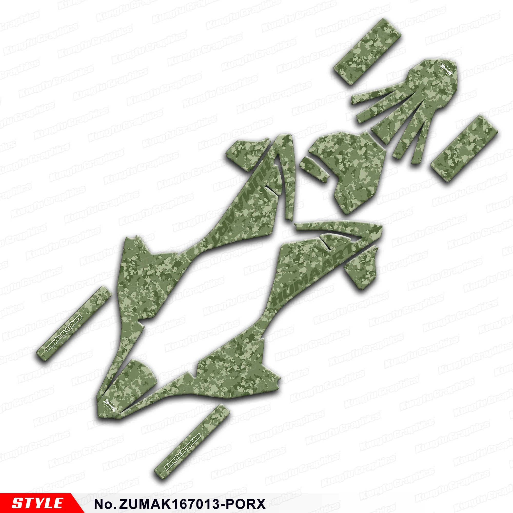 Графическая упаковка JY RACING для ZUUMAV K1 50 60 70 детский мини-байк щит ZUMAK 167013 -PORX